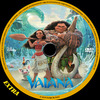 Vaiana (Extra) DVD borító CD1 label Letöltése