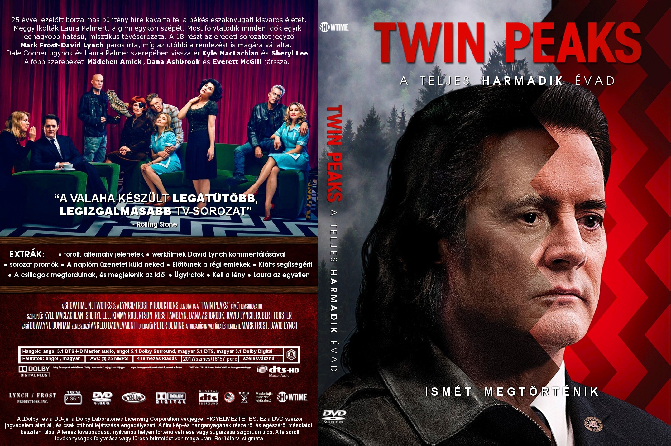 Coversclub Magyar Blu Ray Dvd Boritok Es Cd Boritok Klubja Twin Peaks 3 Evad Stigmata