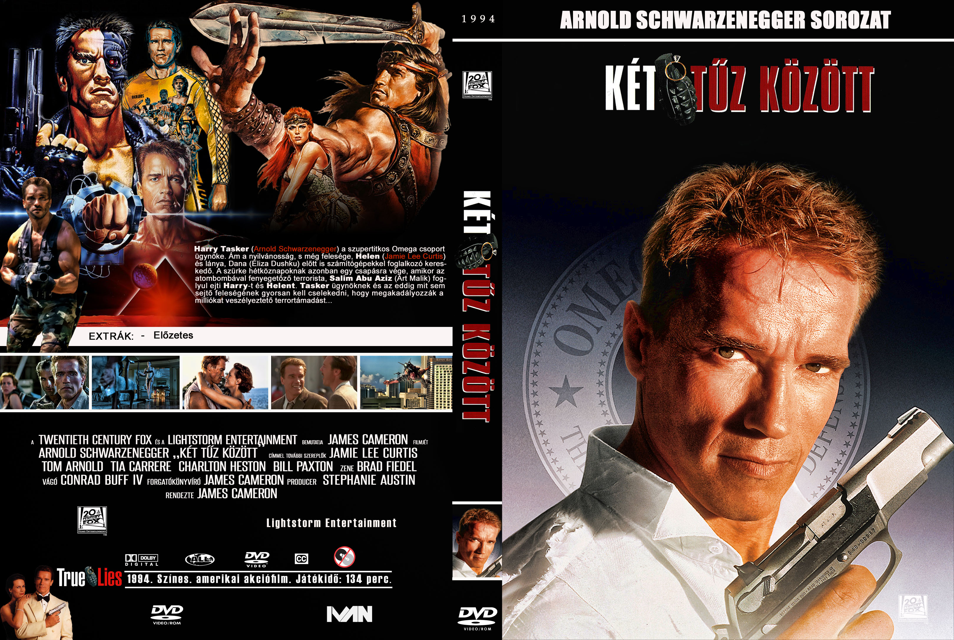 Coversclub Magyar Blu Ray Dvd Boritok Es Cd Boritok Klubja Ket Tuz Kozott Arnold Schwarzenegger Sorozat Ivan