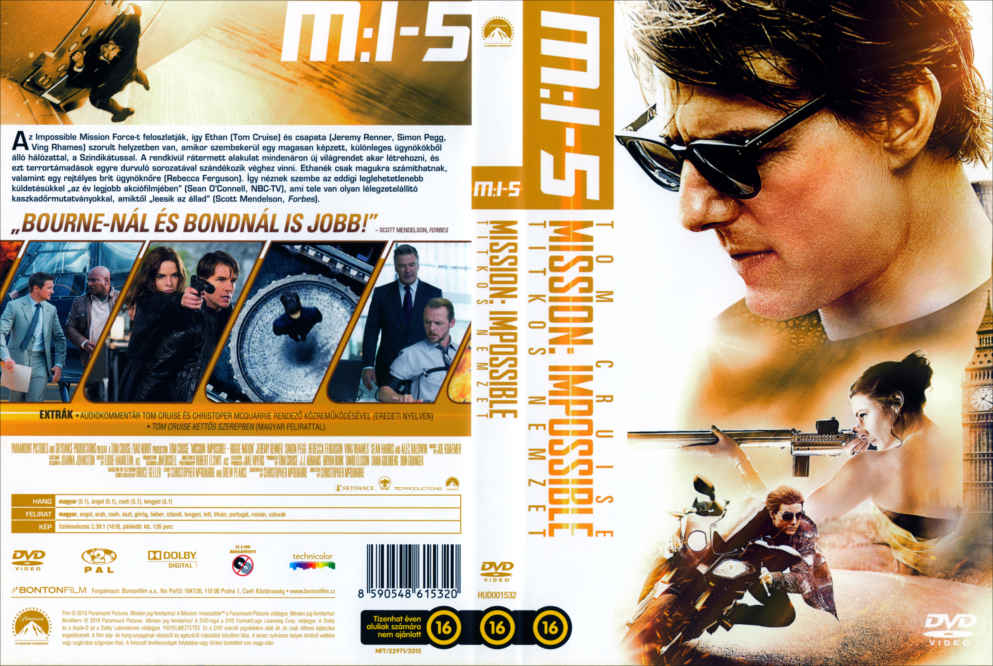 Coversclub Magyar Blu Ray Dvd Boritok Es Cd Boritok Klubja Mission Impossible Titkos Nemzet Mission Impossible 5