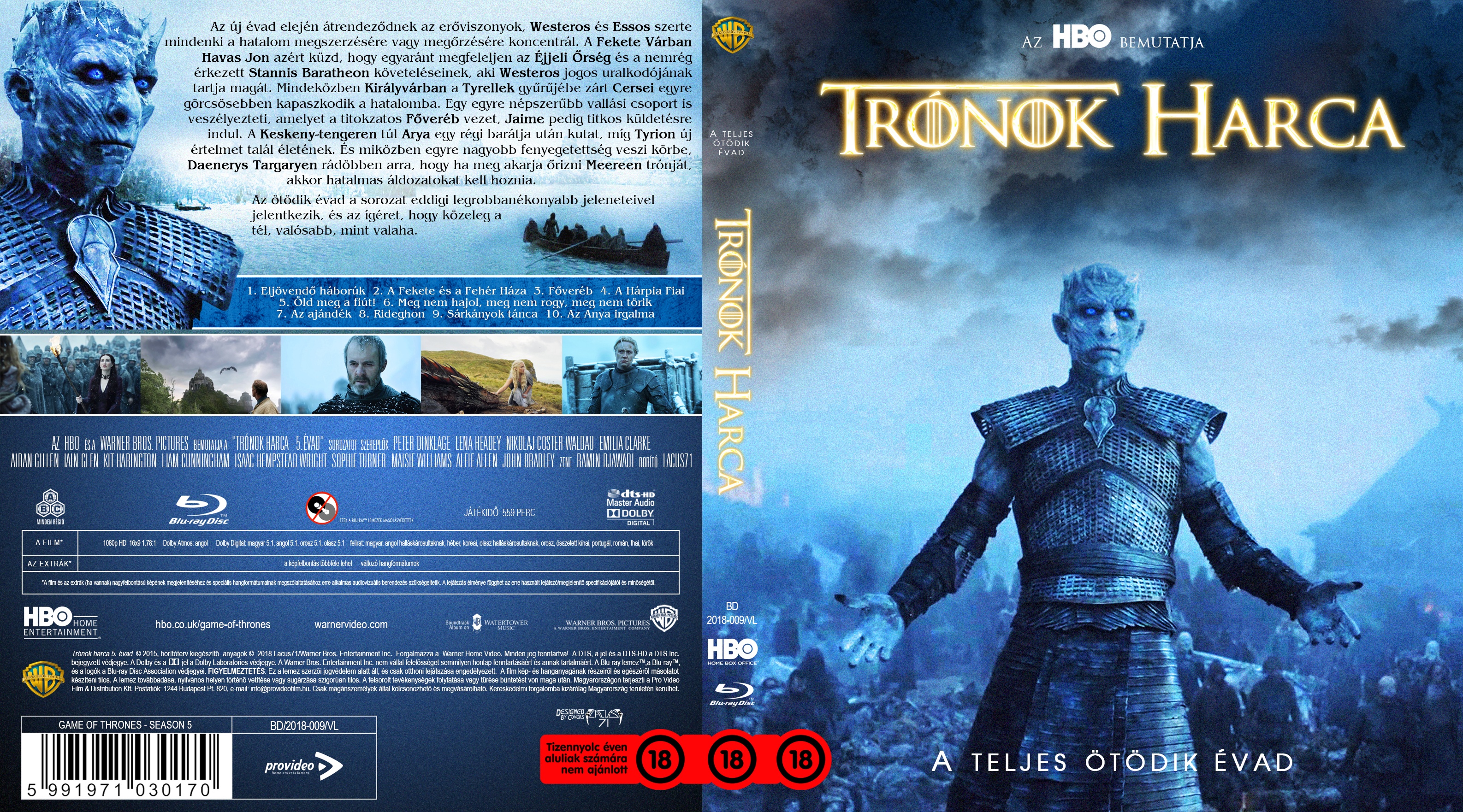 Coversclub Magyar Blu Ray Dvd Boritok Es Cd Boritok Klubja Tronok Harca 5 Evad Lacus71