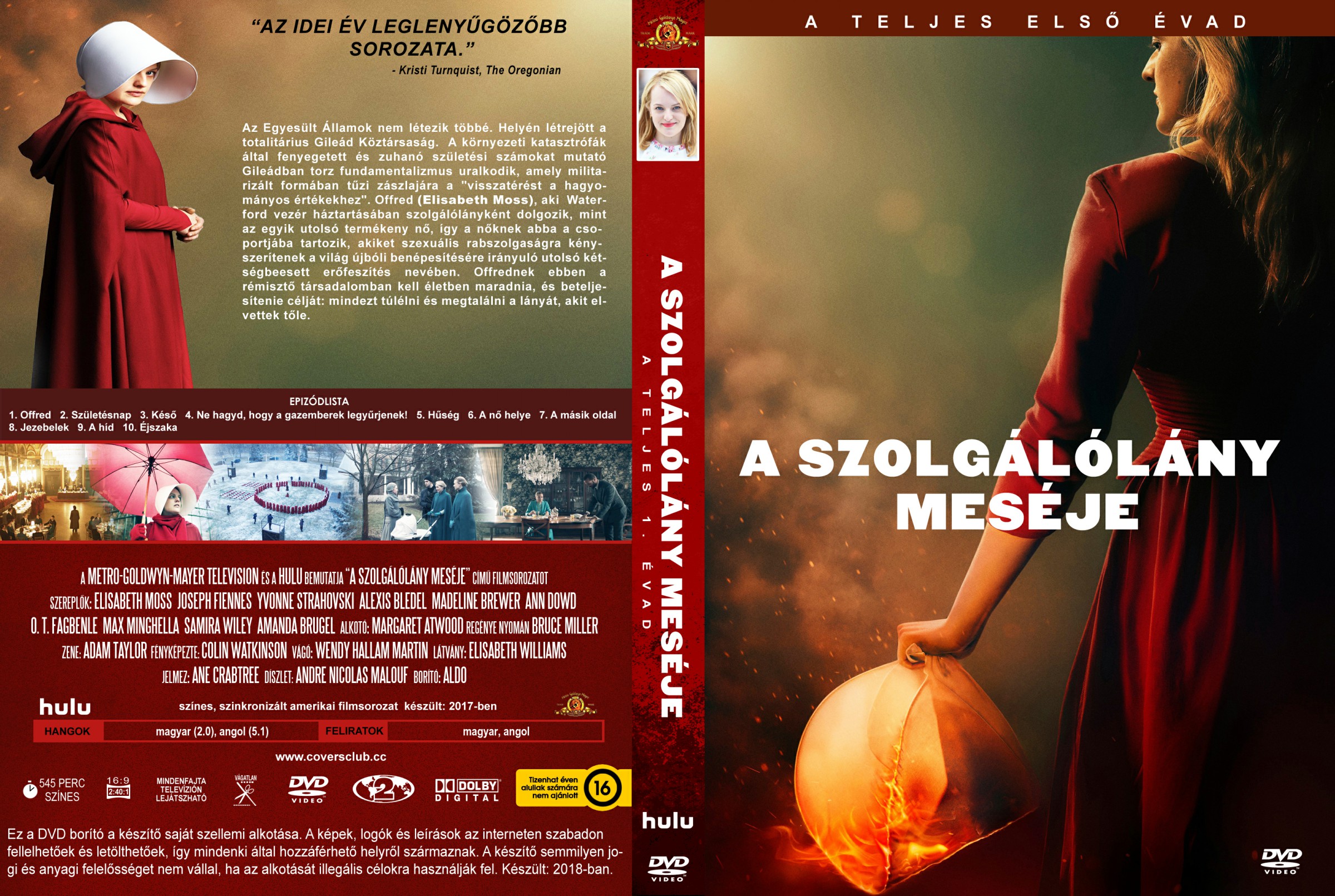 Coversclub Magyar Blu Ray Dvd Boritok Es Cd Boritok Klubja A Szolgalolany Meseje 1 Evad Aldo