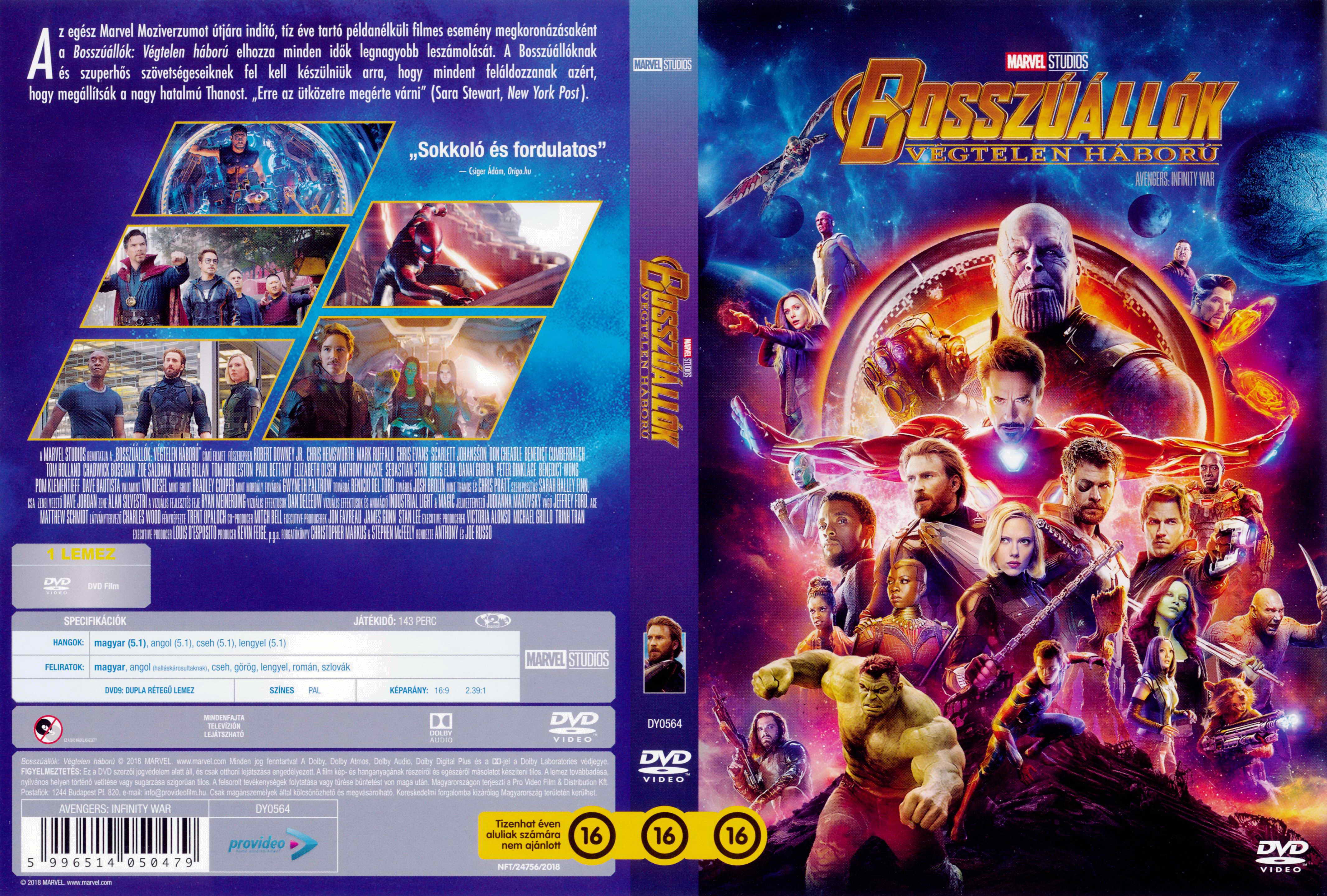 Coversclub Magyar Blu Ray Dvd Boritok Es Cd Boritok Klubja Bosszuallok Vegtelen Haboru