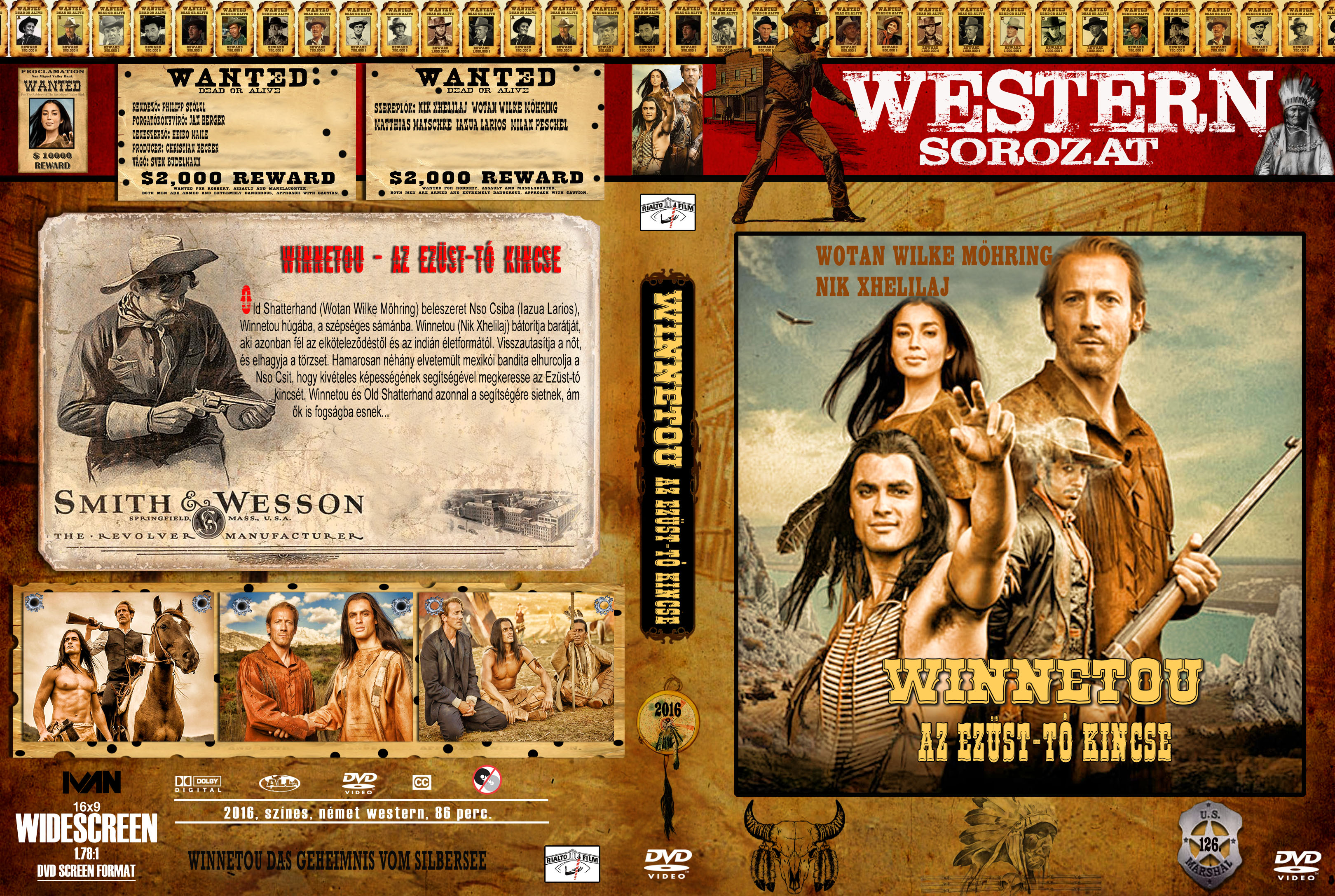 Coversclub Magyar Blu Ray Dvd Boritok Es Cd Boritok Klubja Western Sorozat 126 Winnetou Az Ezust To Kincse Ivan