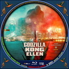 Godzilla Kong ellen (debrigo) DVD borító CD1 label Letöltése