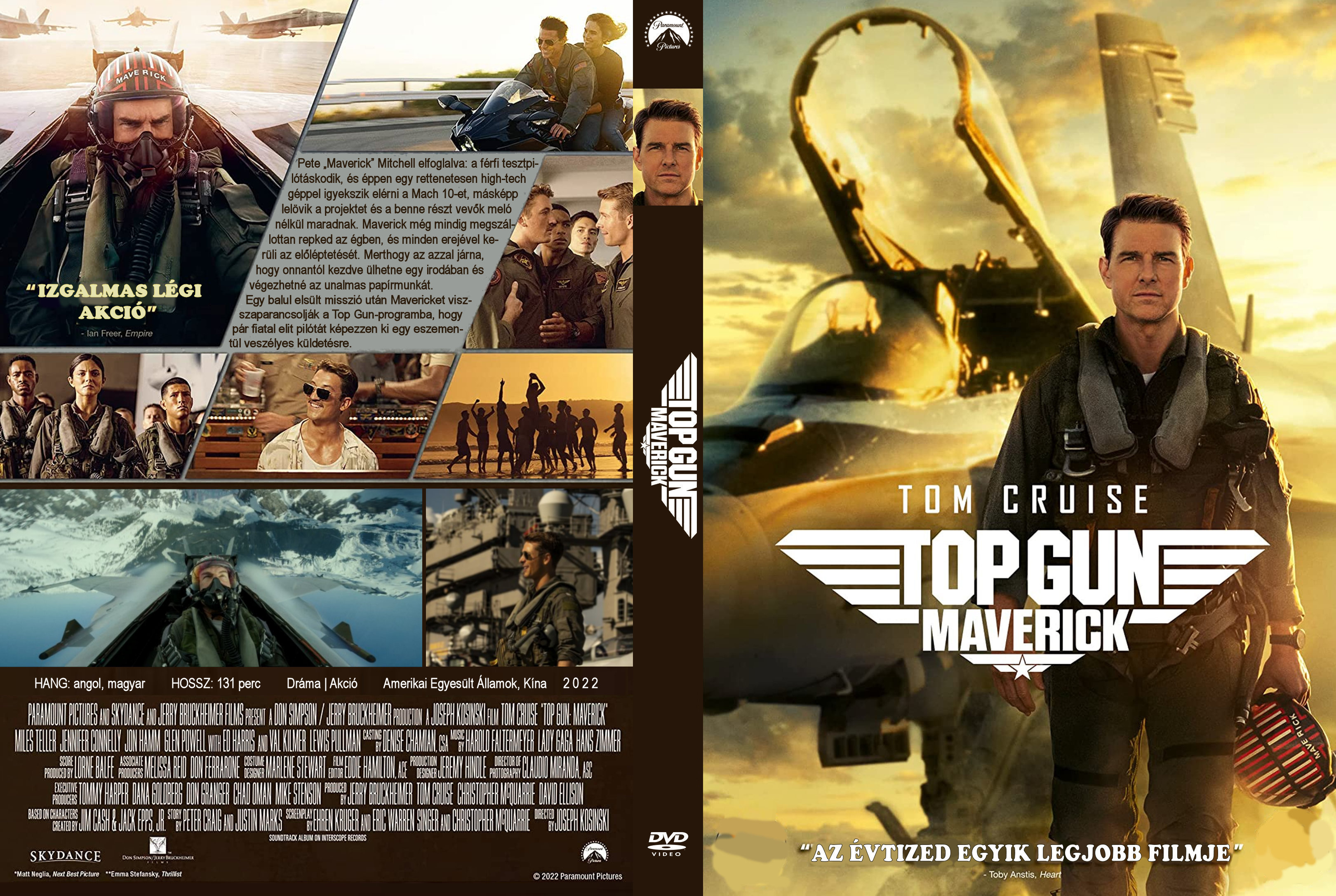 Magyar Bluray DVD borítók és CD borítók klubja Top Gun Maverick (hthlr)